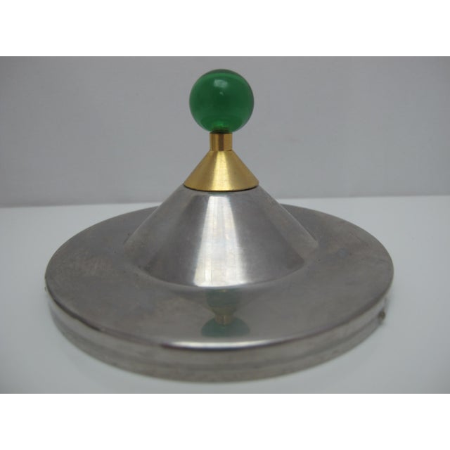 Metal Bodum Carsten Jorgensen Ottoni Green Finial Stainless 18/10 Stove Top Tea Kettle For Sale - Image 7 of 12
