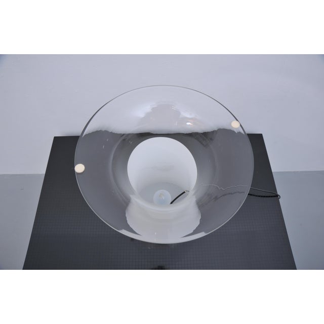 Murano Glass Mushroom Table Lamp attributed to Vistosi, 1970s For Sale - Image 5 of 11