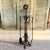 Sunflower Arts & Crafts Wrought Iron Fireplace Hearth Set Hand Forged 1900s For Sale In Cincinnati - Image 6 of 15