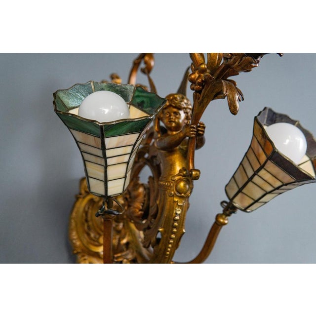 Vintage Bronze Wall Lamp For Sale - Image 17 of 18