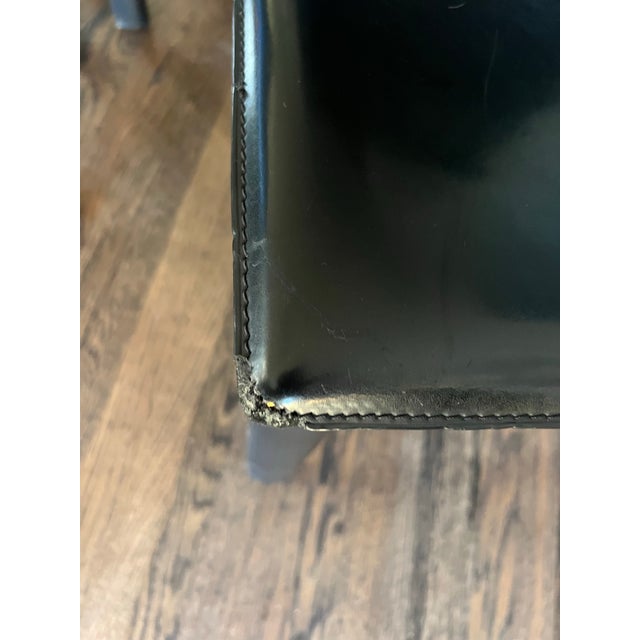 Mid-Century Modern Contemporary Leather Dining Chair Set of 6 - Room and Board For Sale - Image 3 of 12