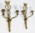 Beautiful vintage cast brass wall sconces featuring medical symbol of snakes climbing a winged staff. Ornate base. Each...