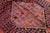 Pink Handmade Vintage Shiraz Pink Wool Rug With Geometric Design For Sale - Image 8 of 9