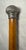 Traditional Antique 19th Century Monogrammed Sterling Silver Malacca Wood Walking Stick Cane For Sale - Image 3 of 11