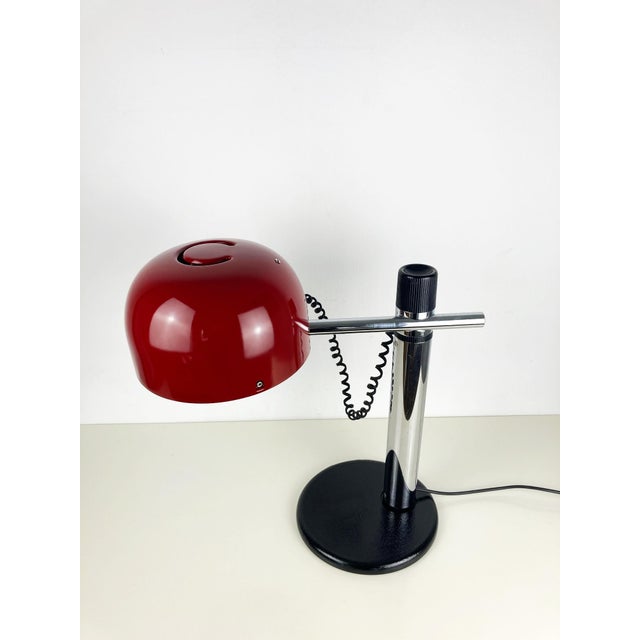 Mid-Century Modern Table Lamp with Swivel Head from Metalarte, Spain, 1970s For Sale - Image 3 of 17