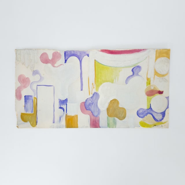 Amorphous Abstract* Robert Lohman, c. 1962 Robert Lohman’s Amorphous Abstract, dated 1962, is a lyrical watercolor that...
