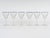 Crystal Liqueur Glasses, 20th Century, Set of 6 For Sale - Image 3 of 6