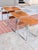 Mid-Century Modern Vintage Rosewood and Chrome Nesting Tables, Set of 3, C. 1960s-70s For Sale - Image 3 of 9