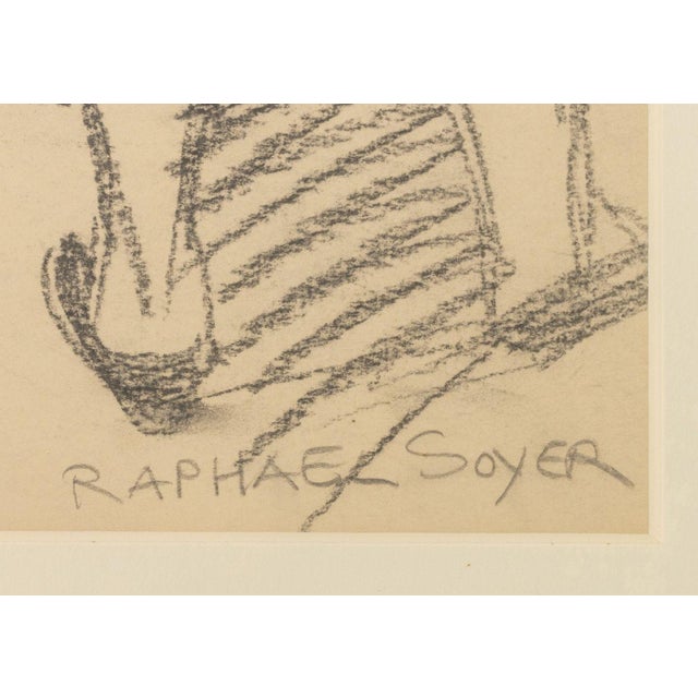 Raphael Soyer Bathing Female Figures Pastel For Sale - Image 4 of 5