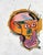 Contemporary Jean-Michel Basquiat Untitled (Orange Skull) Official Exhibition Poster For Sale - Image 3 of 3