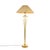 Beige Floor Lamp like a Whisk Brass Gold-Plated, Germany, 1970s For Sale - Image 8 of 8