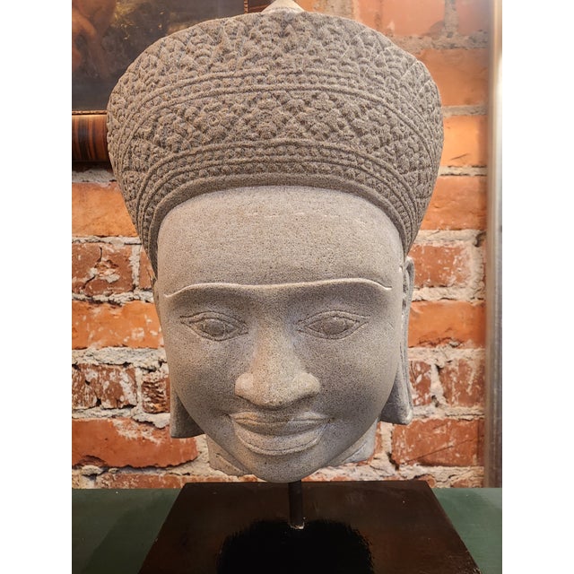 Found this beautiful and very intricately carved Khmer at the Estate of an interior designer who collected some incredible...