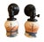 Pair of Antique Hand Painted Tree and Lake Scene Wall Sconces For Sale - Image 4 of 8