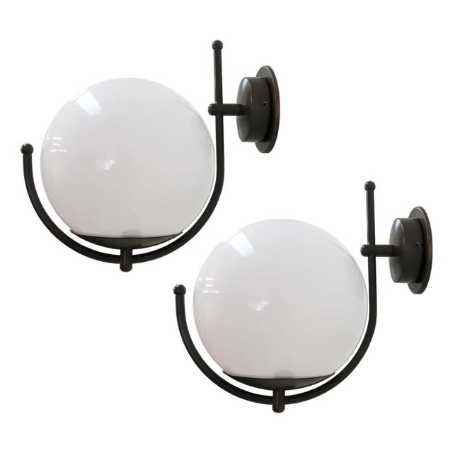 Italian Globe Wall Lights For Sale