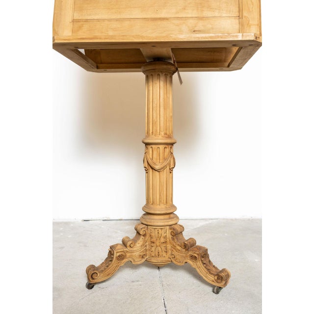 French French Walnut Lectern/Reading Stand For Sale - Image 3 of 18