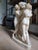 Late 19th Century 19th Century Italian Carved Alabaster Sculpture of the Three Graces After Canova - 23" For Sale - Image 5 of 13