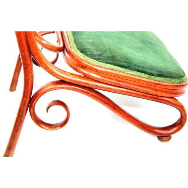 Brown Thonet Bentwood Prayer Chair, 1900s For Sale - Image 8 of 18
