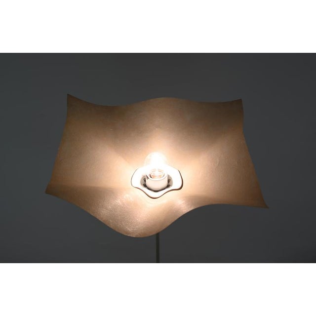 Gold Large Area 160 Floor Lamp by Mario Bellini for Artemide, Italy, 1970s For Sale - Image 8 of 15