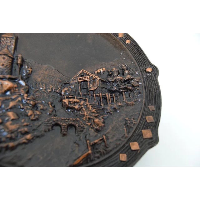 Goldenrod Mid-Century Wall Artistic Resin Sculpture, 1950s For Sale - Image 8 of 11