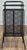 Mid-Century Modern Vintage MCM Perforated Mesh Metal Atomic Magazine Holder Side Table Telephone Stand For Sale - Image 3 of 10