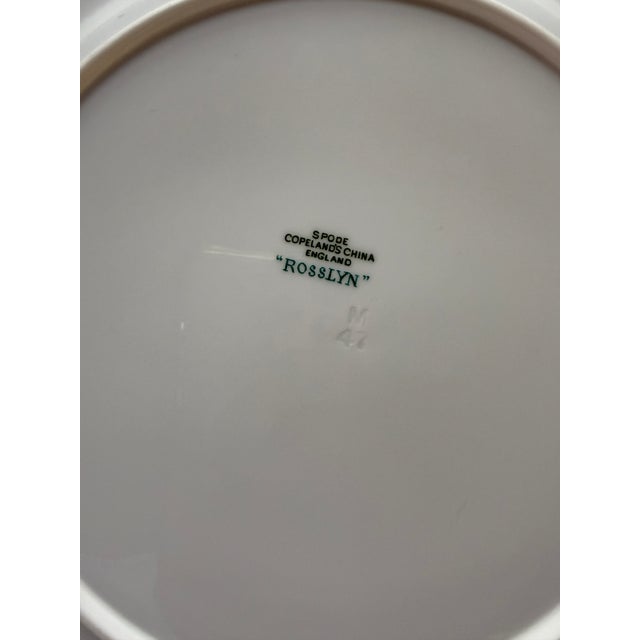 Antique Spode Copeland Rosslyn Dinner Plates Set of Six 10.75 Inch England For Sale - Image 9 of 12