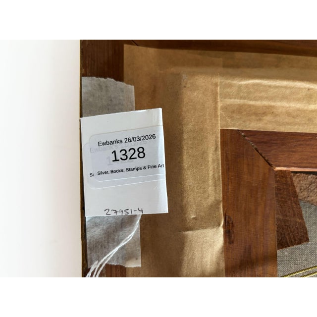 1920s "Portrait of ‘Patrick’ a Chestnut Hunter" Antique Horse Painting Oil on Canvas by George Wright For Sale - Image 13 of 13