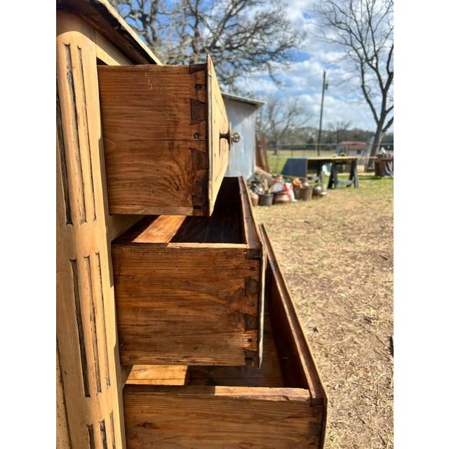 18th Century Louis XVI Solid Walnut Bleached Marble Top Chest of Drawer / Commodes For Sale - Image 12 of 15