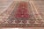 Red Early 20th Century Antique Caucasian Tribal Kurdish Rug 04'07 X 11'00 For Sale - Image 8 of 9
