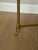 Metal Mid-Century Italian Style Brass & Glass Cocktail Table With Sculptural Hooved Feet For Sale - Image 7 of 8