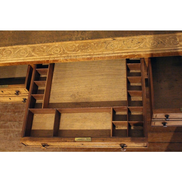 Wood Circa 1825-35 Regency-William IV Period English Writing Table Desk For Sale - Image 7 of 10