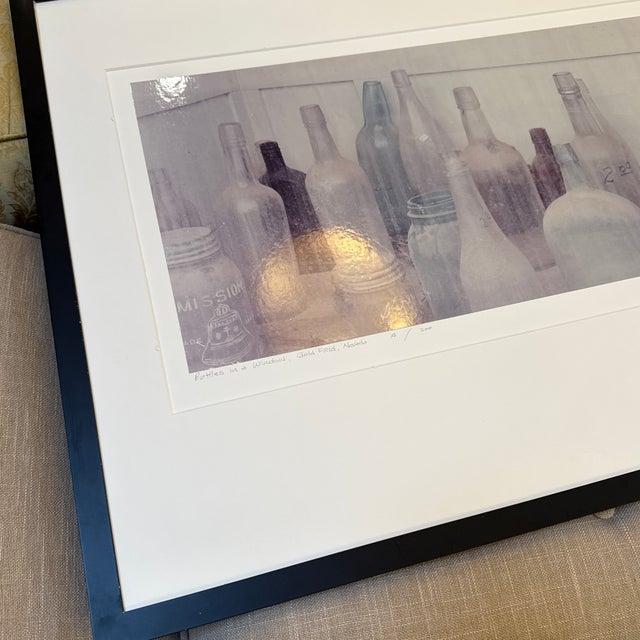 Circa 1994 Steve Solinsky "Bottles in a Window" LTD Edition 15 of 200 Photograph, Signed For Sale - Image 11 of 12