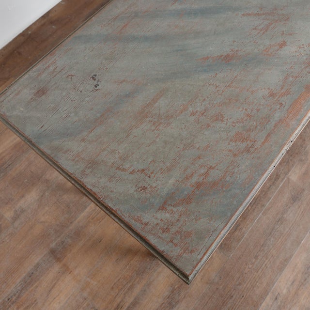 Mid 19th Century 19th Century Swedish Gustavian Painted Pine Side Table With Single Drawer For Sale - Image 5 of 13