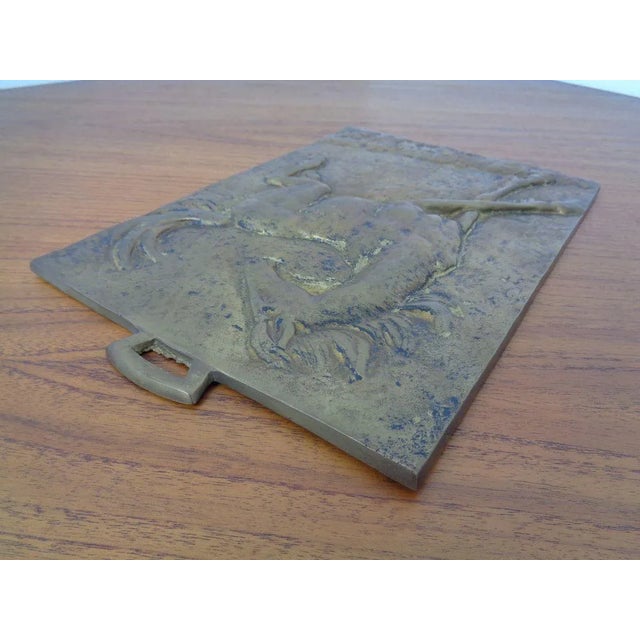 Brutalist Metal Horse Wall Panel, 1960s For Sale - Image 12 of 18