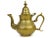 Stunning gold brass teapot with beautiful unique hand engraving floral design is great accent to add to your home decor or...