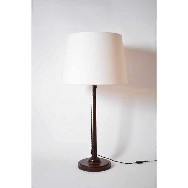 1920s Wooden Pyramidal Lamp, 1920s For Sale - Image 5 of 5