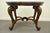 French Baroque Style Carved Mahogany and Green Marble Top Round Center Table For Sale - Image 4 of 10
