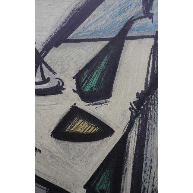 Modern Bernard Buffet, Still Life with Fruits, Original Lithograph, 1967 For Sale - Image 3 of 6