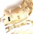 1980s Pair of Cartier Maillon Panthere Diamond 5 Row Hoop Yellow Gold Earrings For Sale - Image 16 of 16