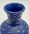 Emilia Castillo Cobalt Blue Porcelain & Pure Silver Fish Vase, Mexico 1997 For Sale - Image 10 of 11