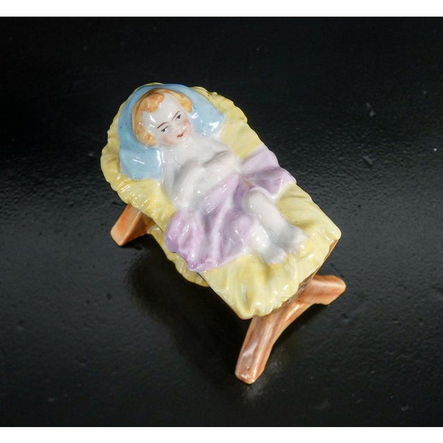 German Porcelain Nativity Scene from Kister, Set of 6 For Sale - Image 3 of 18