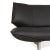 Leolux Tango Vegan Leather Two Seater Black Sofa from Leolux For Sale - Image 4 of 12