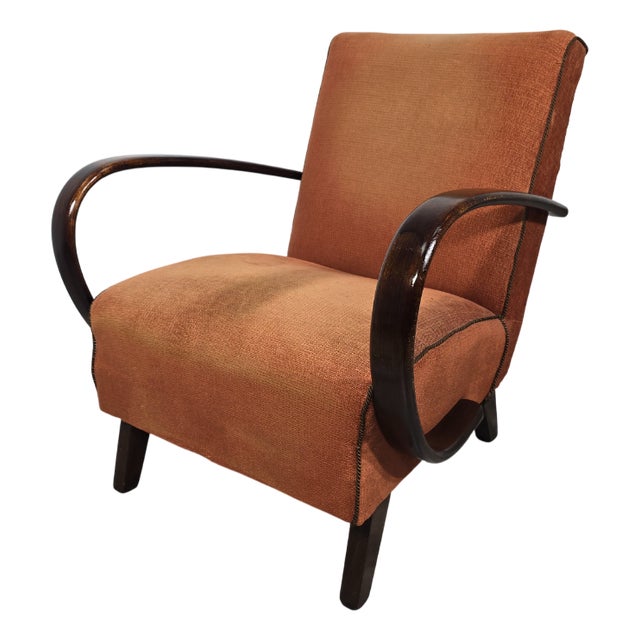 Art Deco Lounge Chair from Jindrich Halabala For Sale
