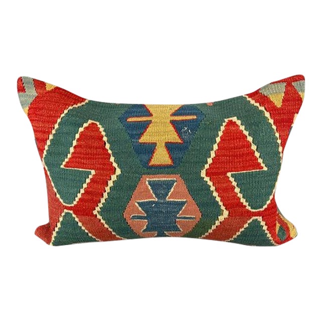 16 x 24 Kilim Pillow Turkish Cushion Istanbul Harbor View Pillow Cushion Cover For Sale