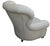 Animal Skin Timeless American Style and Benchmade Craftsmanship of a Writer's Club Chair and Ottoman. For Sale - Image 7 of 12