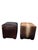 Animal Skin Mid 20th Century Cube Ottomans Newly Reupholstered in Genuine Hair-on-Hide Steer Hide - Pair For Sale - Image 7 of 12