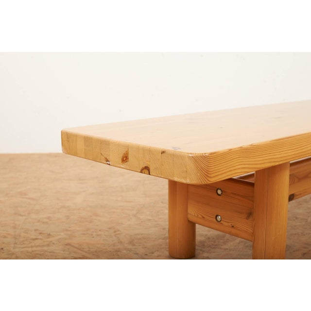 Bench in Softwood by Knud Friis & Elmar Moltke Nielsen, 1960s, in Good conditions. Designed 1960 to 1969 I have official...