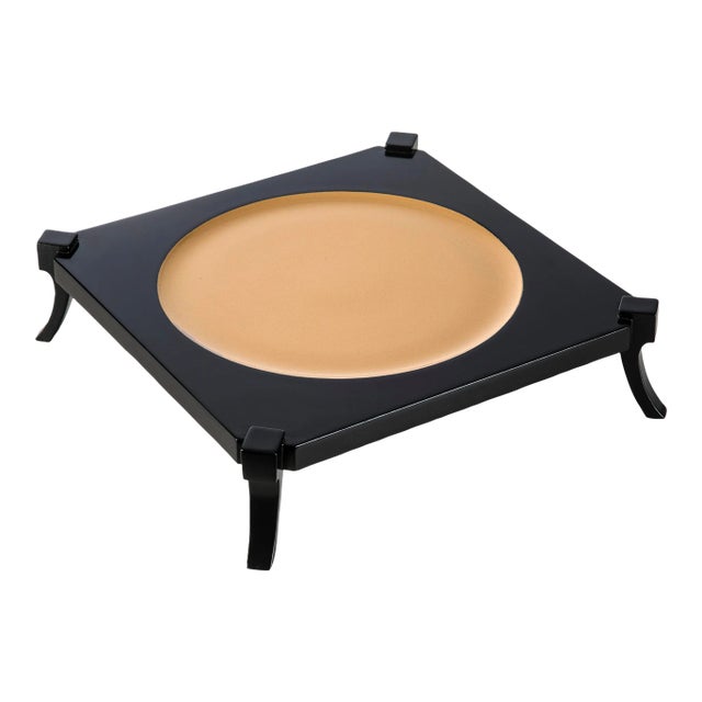 Pardalis Klismos Handcrafted Square Tray For Sale