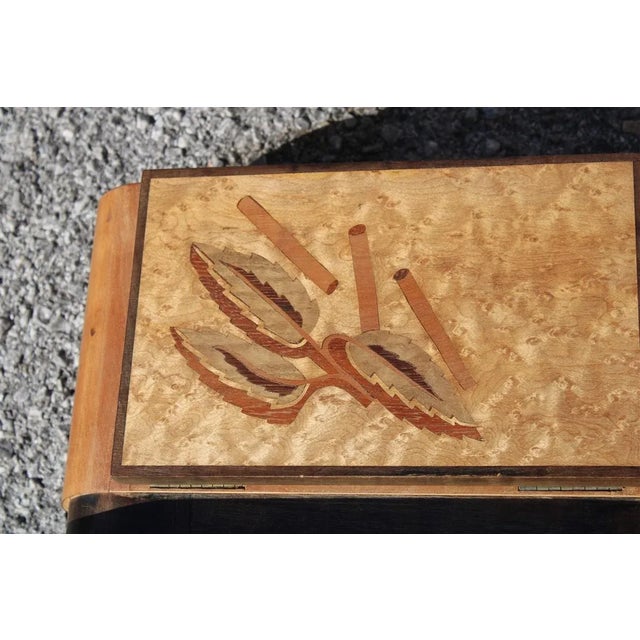 Art Deco Sorrento Box with Precious Wood Inlay, 1930s For Sale - Image 3 of 10
