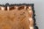 Vintage Ornate English Copper Pewter Square Engraved Platter Footed For Sale - Image 9 of 16