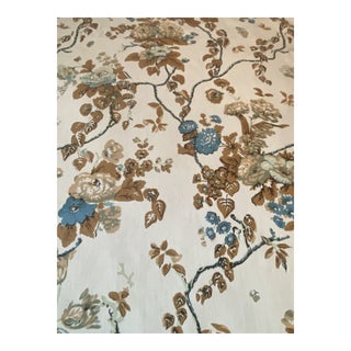 Michael S Smith Tree of Life - Saffron Jasper Linen Fabrics 4 Yards For Sale